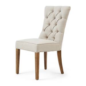 Chaise Balmoral Dining Chair FlandFlax Beige - Textile - 55 x 99 x 67 cm