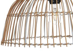 Pendelleuchten BARARIS Beige - Blau - Rattan - 40 x 20 x 40 cm