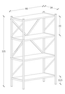 Étagère sur pied Insasi Anthracite