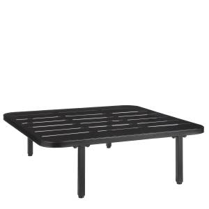 Table basse Celo Noir - Métal - 80 x 23 x 80 cm