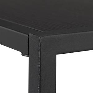 Beistelltisch schwarz Schwarz - Holzwerkstoff - Metall - 50 x 50 x 50 cm