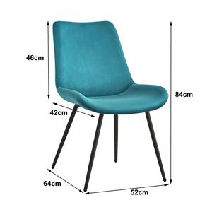 Lot de 2 chaises KOGE Bleu