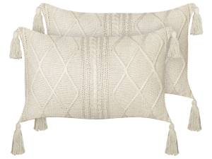 Coussin décoratif CAESIA Beige - Crème