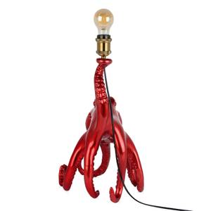 Lampe Krake Rot - Kunststoff - 32 x 53 x 28 cm