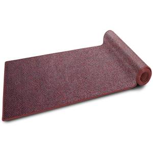 Teppich-Läufer Ponto Rot - Kunststoff - 100 x 1 x 350 cm