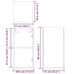 Hängeschrank 3016496-17 31 x 60 x 29 cm