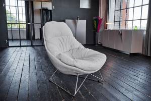 Fauteuil relax AVON Tissu Gris