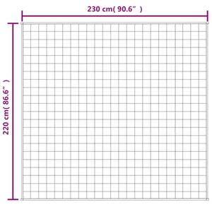 Gewichtsdecke 3017523-6 Grau - 220 x 230 cm