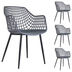 Chaises LUCIA (Lot de 4) Gris