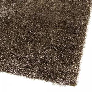 Teppich ESPRIT Cool Glamour Braun - Kunststoff - 90 x 1 x 160 cm