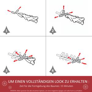 Weihnachtsbaum 830-182WT Weiß