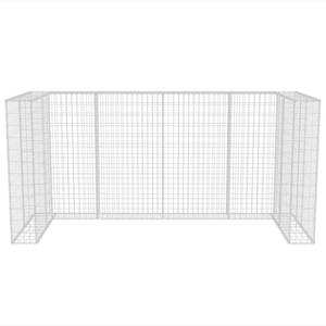 Gabion 293949 Argenté - Métal - 100 x 120 x 250 cm