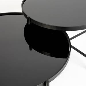 Table basse en métal noir Noir - Métal - 62 x 32 x 62 cm