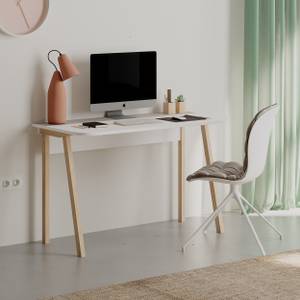 Luton Tisch Weiß - Holzwerkstoff - 120 x 75 x 60 cm