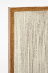 Wanddekoration Beige - Holzwerkstoff - Textil - 70 x 3 x 50 cm
