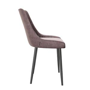 PLAYBOY Esszimmerstühle Samantha Pink - Holzwerkstoff - Metall - Textil - 51 x 84 x 55 cm