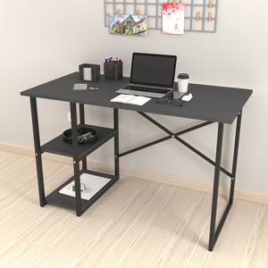 Bureau Nittedal avec étagère anthracite Anthracite