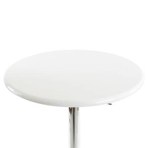Table haute de bar DOMINIK Blanc - Matière plastique - 60 x 76 x 60 cm
