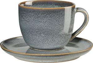 Tasse und Untertasse Saisons Blau - Naturfaser - 9 x 8 x 9 cm