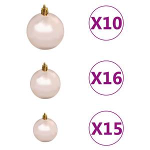 Boules de noël 3010008-2 (lot de 120) Doré - Profondeur : 3000 cm