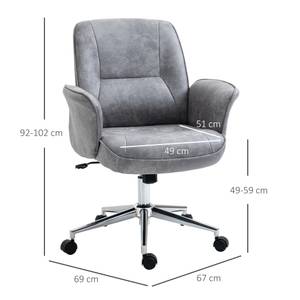 Bürostuhl ergonomisch 921-456LG Grau