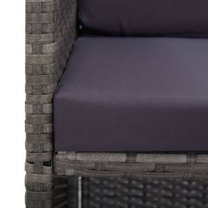 Garten-Essgruppe (13-teilig) 3012316-13 Grau - Kunststoff - Polyrattan - 109 x 74 x 225 cm