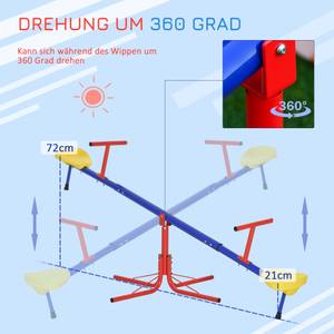 Schaukel 344-023 Metall - 77 x 63 x 182 cm