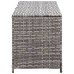 Garten-Aufbewahrungsbox 3001195 Grau - Metall - Kunststoff - Polyrattan - 50 x 60 x 120 cm