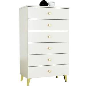 Commode MOBI Beige - Bois manufacturé - 60 x 104 x 37 cm