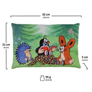 Dekokissen Der kleine Maulwurf Textil - 32 x 5 x 21 cm