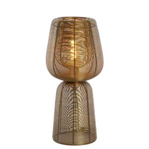 Tischleuchte Aboso Bronze - Gold - Durchmesser Lampenschirm: 24 cm
