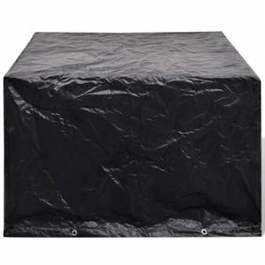 Gartenmöbel Abdeckung 299460-1 Schwarz - Metall - Kunststoff - 113 x 73 x 113 cm