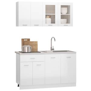 Küchenschrank-Set (4-teilig) 3005216 Hochglanz Cremeweiß - 80 x 82 x 46 cm