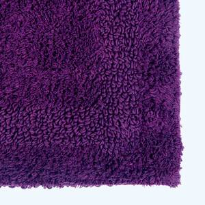 Badematte aus 100% Baumwolle Violett - 50 x 50 cm