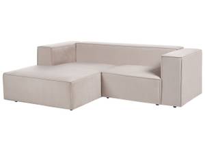 2-Sitzer Sofa VERNON Beige - Taupe - Armlehne davorstehend rechts