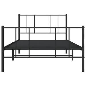 Bettgestell 3028911-3 Schwarz - 112 x 207 cm