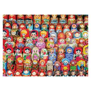 Puzzle Russische Matroschka Puppen Papier - 26 x 6 x 36 cm