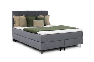 Boxspringbett Lago Graphit - Breite: 200 cm - H2