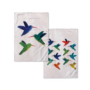 Colibri Torchon (2 pièces) Textile - 70 x 50 x 1 cm