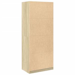 Kleiderschrank 298537-6 Eiche Sonoma Dekor - Breite: 80 cm