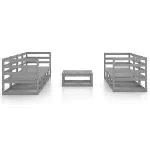 Garten-Lounge-Set (8-teilig) 3009889-1 Grau