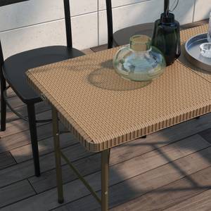 Gartentisch 84G-289V00BN Braun - Kunststoff - 60 x 73 x 122 cm