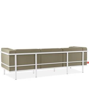 Gartensofa TRIGLO Beige - Weiß - Breite: 229 cm