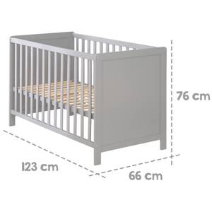 2in1 Babybett mit Matratze safe asleep® Taupe