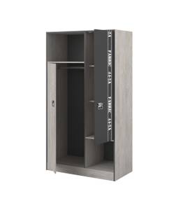 Armoire penderie enfant 3 portes L90 x H200 cm