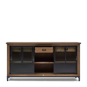 Buffet The Hoxton Noir - Bois massif - 175 x 90 x 42 cm