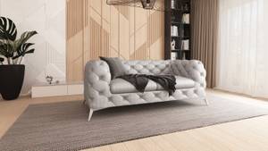 Chesterfield Sofa 2-Sitzer Marko Grau