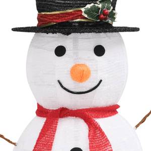 Schneemann-Figur 3010067 Weiß - Textil - 1 x 90 x 1 cm