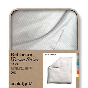 Bettbezug Woven Fade Satin Weiß - 200 x 200 cm