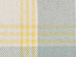 Couverture BETALI Vert - Jaune - Fibres naturelles - 125 x 1 x 150 cm